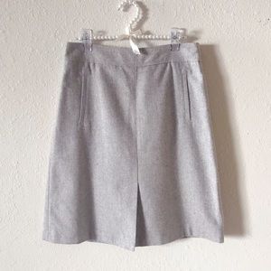 Banana Republic | NWOT Light Grey Wool Blend Skirt